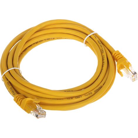 Cable de conexión RJ45/3.0-Amarillo 3.0 m