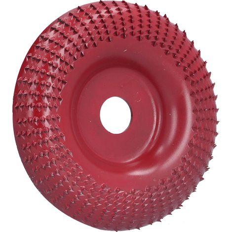 Disque abrasif pour sculpture, meulage, façonnage, accessoires pour meuleuse d'angle, polissage, 100 mm, rouge vin (1/5)