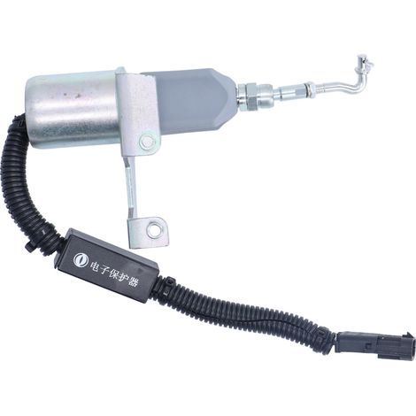 24V Dieselmotor-Stopp-Magnetventil, Kraftstoffabsperrventil, Löschwerkzeug 5272681, kompatibel mit TOSD-03-061, Ersatzteil für Einspritzpumpe. (1/5)