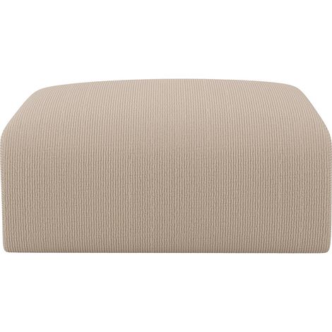 Pouf in Velluto a coste sottili Beige - POGNI della Maison Céphy (1/4)