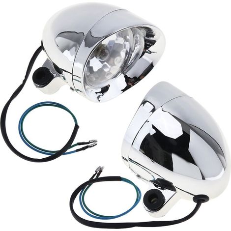 Phares et feux antibrouillard pour voitures et motos, ampoules LED étanches à l'eau et à la poussière, haute luminosité, lot de 2 - AquaForge