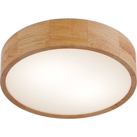 Lamkur Round Zylindrische Deckenleuchte Eiche, 2x E27 (1/5)