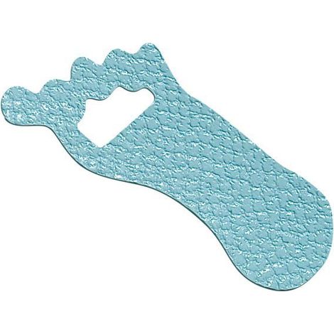Antiscivolo per bagno doccia forma piedi 12 pezzi eliplast