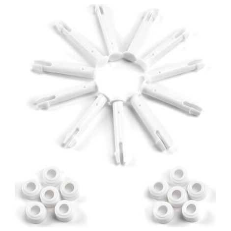 12 Pièces Goupille en Plastique,Pièces Détachées Piscine Intex,Goupille en Plastique Piscine,pour la Plupart des Piscines à Cadre - Piscine Rectangulaire/Ronde (6cm)