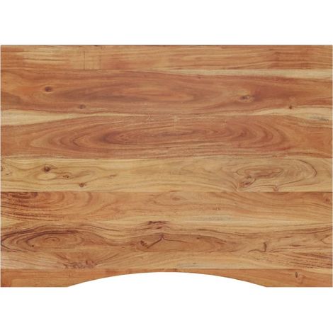 Dessus de bureau  Dessus de table  Plateau de table 100x80x2,5 cm rectangulaire bois massif acacia