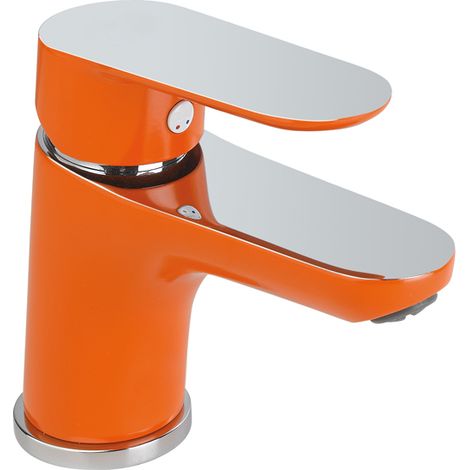 Eurosanit – Mitigeur de lavabo chromé – Bec bas avec aérateur mousseur anti-calcaire – Cartouche céramique 35 mm – Flexibles inox inclus