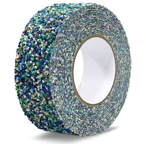 Ruban Antidérapant en Caoutchouc PET Bleu 50mmx5m Ruban adhésif antidérapant Bande en caoutchouc friction Bande antidérapante pour escaliers Escalier (1/5)