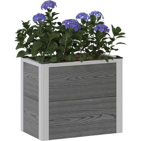 Maison Exclusive - Letto rialzato da giardino Grigio 50 x 30 x 22 cm