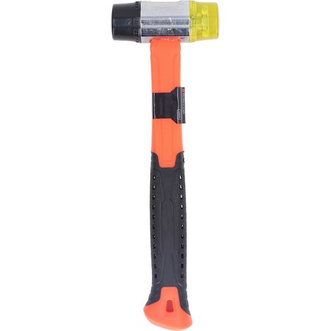 Marteau de carreleur 35mm à tête bicolore, outil multifonction de chantier pour usage domestique, pose de sols et carrelage. (1/5)
