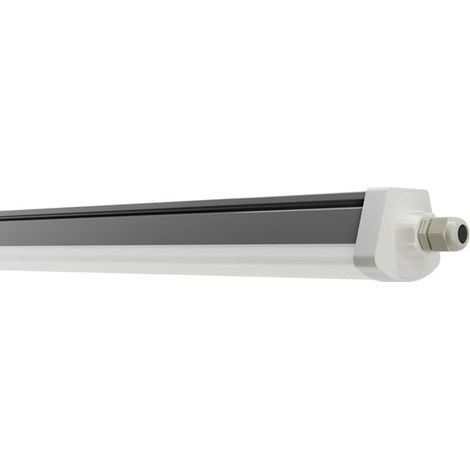 Réglette LED étanche DAMP PROOF FLEX - Flux lumineux (lm) : 6900 lm - Température de couleur : 4000 K - Puissance nominale : 42 W - Dimensions - L x l x p : 1590 x 88 x 73 mm (1/2)