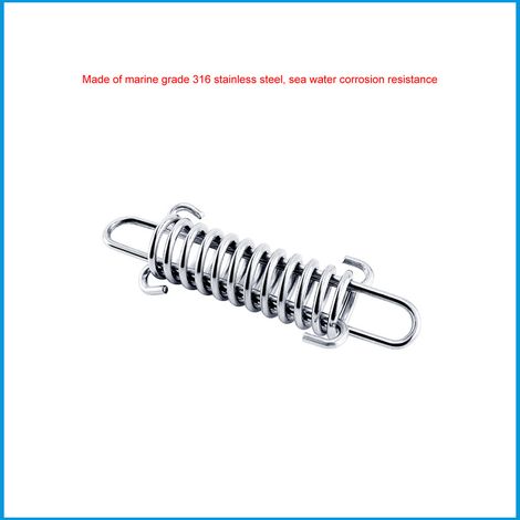 316 Edelstahl 3mm Boot Anker Mooring Frühling Kabel Spannung Hund Krawatte Stoßdämpfer Dämpfer Marine Boot (1/4)
