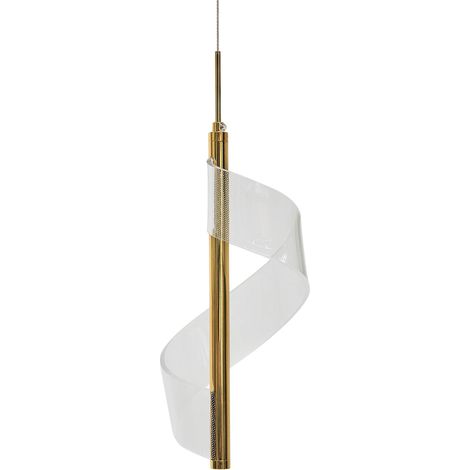 LED Pendant Lamp SARELA Metal Gold (1/5)
