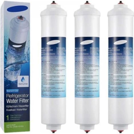 Set di 3 filtri acqua originali DA29-10105J - Ricambi per frigoriferi - Compatibili con frigoriferi/congelatori AEG, Bosch, Samsung, Electrolux, Siemens e altre marche (1/5)