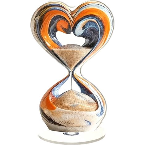 Support Décoratif En Acrylique - Forme De Cœur Avec Personnage 2D - Signe Rotatif Sur Pied - Pour Salon Chambre - 10 X 5 X 0,5 Cm (1/5)