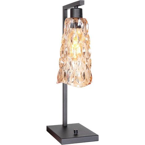 Steinhauer - tischlampe - Vidrio - bernstein - glas - (1/5)