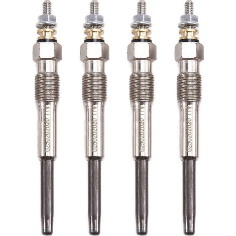 Lot de 4 bougies de préchauffage moteur 0250202020 pour Peugeot et Citroën 1.9D (1994-2000), diesel, référence 5962.2Z 9651029880 (1/5)