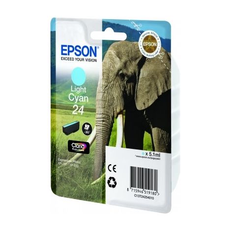 Epson claria photo hd ink cartucho cian claro 24