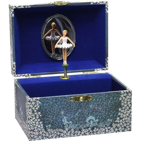 Coffret à bijoux musical Danseuse - Phosphorescent (1/3)