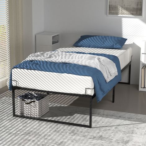VOUNOT® Cama 90x190cm Altura 36cm con Fijaciones (1/5)