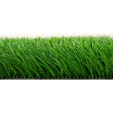 Prato Finto Erba Sintetica Verde Finta Tappeto Erboso Drenante Esterno Giardino Altezza 50 Mm Terrazza Molto Fitta Verde - 1x10 m (1/5)