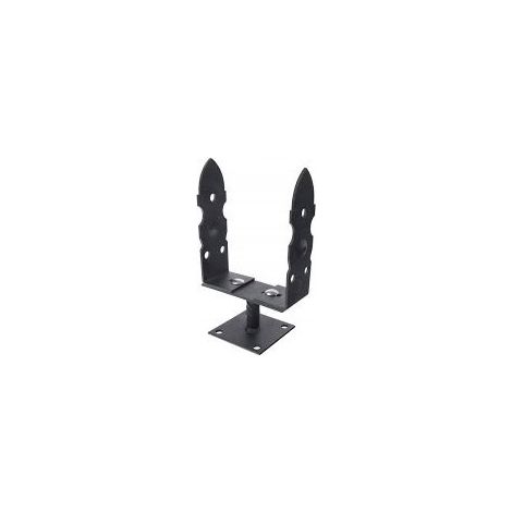 Base de poste ajustable de 0 a 165 mm para estilo retro cuadrado. (1/5)