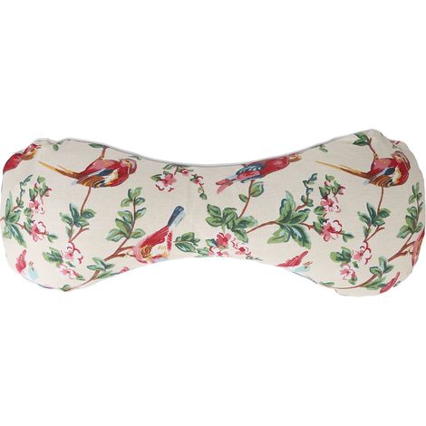 Oreiller cervical en forme d'os, rempli d'armoise, soutien pour le cou, soulagement de l'anxiété et aide au sommeil, herbes chinoises, blanc. (1/5)