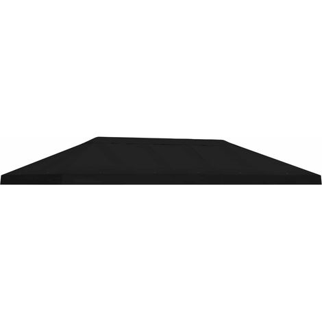 Gazebo Canopy Cover 6 x 3 m Black Polyester 190 vidaXL (1/5)
