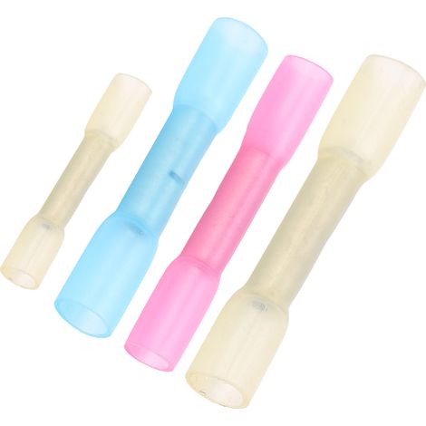 Kit de 100 cosses thermorétractables à sertir étanches pour câbles électriques, série BHT (1/5)