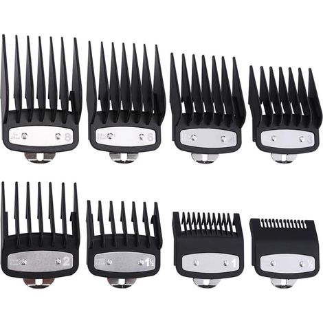 8 Pcs Hair Clippers Guide Combs Set Cutting Limiter Set Compatible Precision Accessories for Home Salon Hairdressing (1/5)