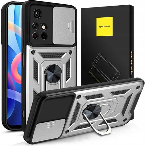 Boîtier Spacecase Camring Poco M4 Pro 5G argent (1/5)