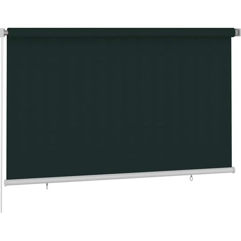 Maison Exclusive - Tenda a Rullo per Esterni 245(L)x140(A) cm Verde scuro HDPE (1/5)