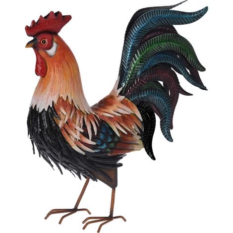 Gartenfigur Hahn, 40 cm (1/4)