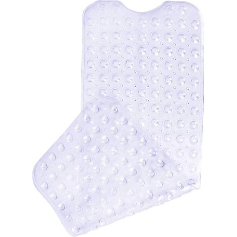 Tapis Bain Transparent 200 Ventouses 100x40cm (1/4)