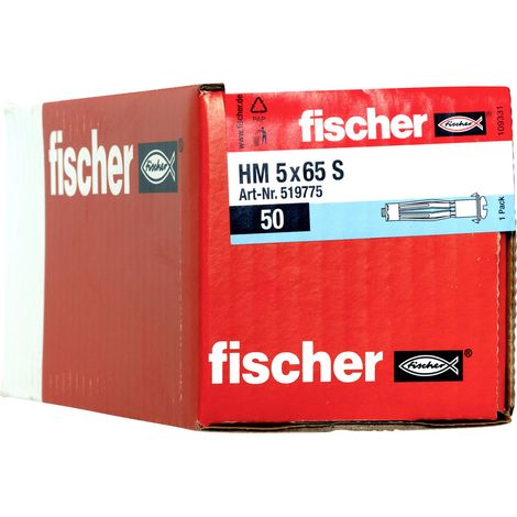 fischer Hohlraum-Metalldübel HM 5x65 S 50 Stk