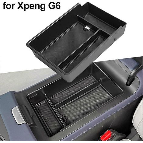 KLVGTIFS PU - Boîte de rangement en ABS+PVC pour accoudoir de console centrale Xpeng G6 (1/5)