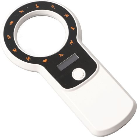 Scanner de puces pour animaux, stockage de données, connexion sans fil Bluetooth, lecteur de puces d'identification pour chiens et chats