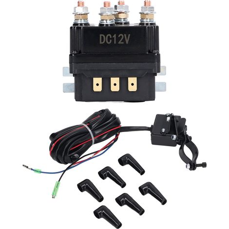 Treuil électrique relais 250A bobine laiton contacteur solénoïde stable pour ATV 12V (1/5)