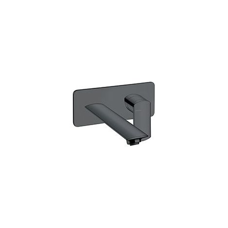 LAVABO MURAL PROFILO AVEC PLAQUE DROIT BEC 22.5 UP&D BLACK MAT - CRISTINA ONDYNA PF25813 (1/2)