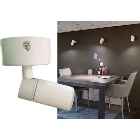 Faretto LED Spot 3W Luce Fredda Bianco Vetrina Negozio Applique Moderno (1/5)
