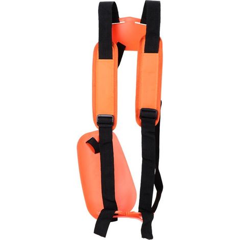 Découvrez Notre Taille-Haies Électrique avec Sangle de Transport Double Épaule Confortable en Orange - Idéal pour le Jardinage Facile et Efficace-KZQ (1/3)