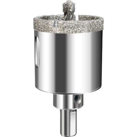 Scie Cloche Diamant 35 Mm, Foret Diamant Avec Foret Guidage Central, Scie Cloche Carrelage Avec Revêtement De Surface En Diamant Pour Coupe De Verre, Carrelage, Céramique, Marbre, Calcaire (1/5)