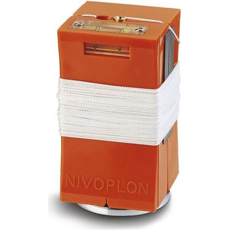 Stanley – Plomb de maçon 335g – Boîtier antichocs avec fiole de niveau – Fixation magnétique ou par pointe – Pour travaux de maçonnerie