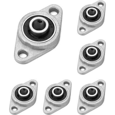 6pcs KFL08 Flange Ball Bearings, 8mm bearing bearing, Zinc Alloy, for 3D printer (1/4)