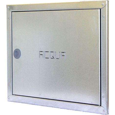 SPORTELLO IN LAMIERA ZINCATA PER CONTATORE ACQUA - DIM: (LXHXP): 40X30X2 CM  - CIE
