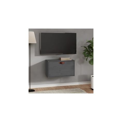 Armoire murale Gris 60x30x35 Bois de pin massif (1/5)