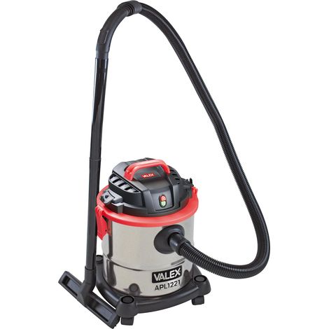 Valex Aspiratore Polvere e Liquidi 20L Grigio 1200W con Soffiaggio