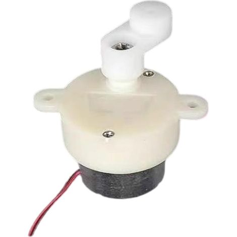 DC 3V 12RPM Moteur rotatif 6V 24RPM électrique en plastique avec roue de polarisation pour accessoires électroniques de bricolage (1/4)