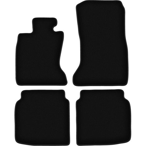 Tappetini base in velluto nero per: BMW Serie 7 F02 berlina (2008-2015) (1/5)