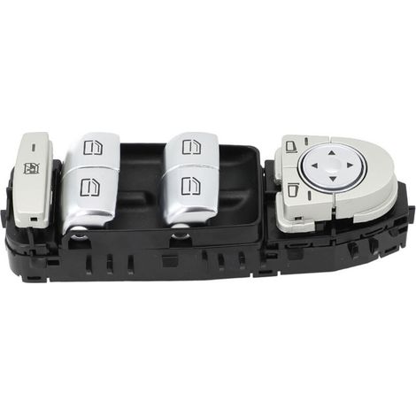 2139050000 Bouton de commande de lève-vitre électrique, compatible avec Mercedes-Benz Classe C W205, commande la montée et la descente des vitres électriques, interrupteur de commande principal côté c