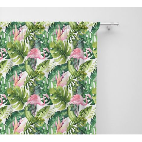 TENDA FENICOTTERO Flamingo cm.150X280 confezionata MADE in ITALY fenicotteri (1/5)
